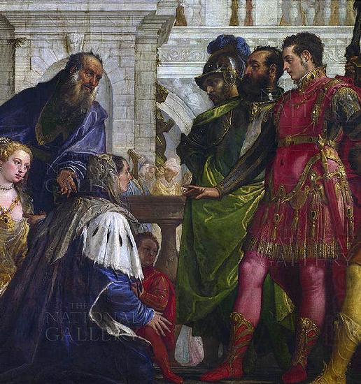 Paolo  Veronese Family of Darius before Alexander china oil painting image